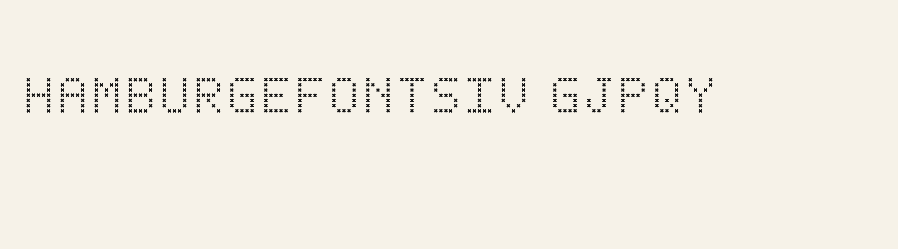 Pixel Cross Stitch Grid lowercase specimen