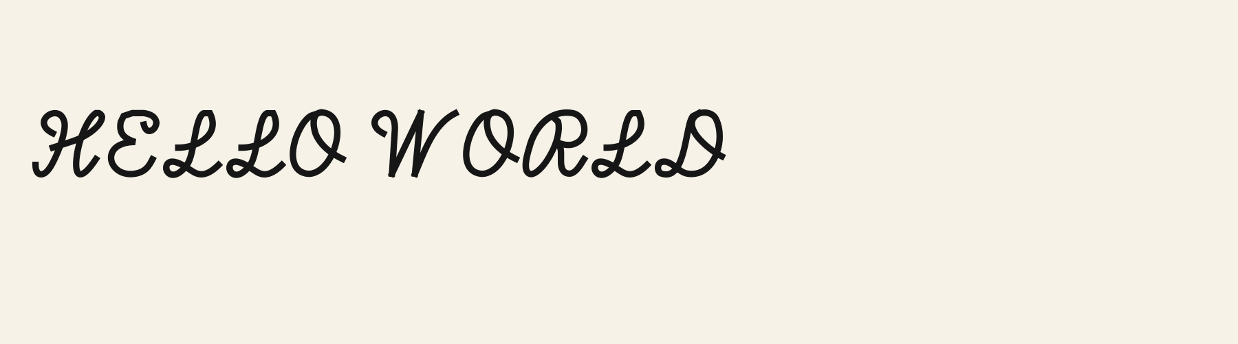 Willow Cursive cover specimen