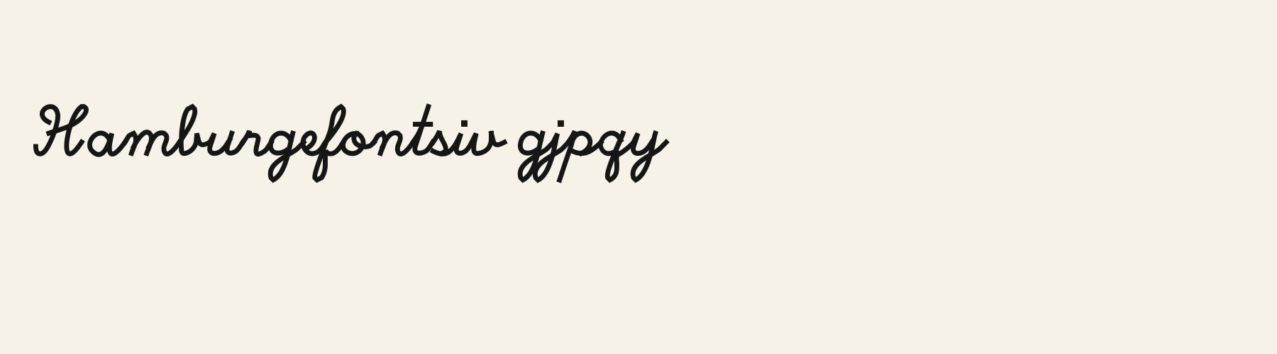 Willow Cursive lowercase specimen