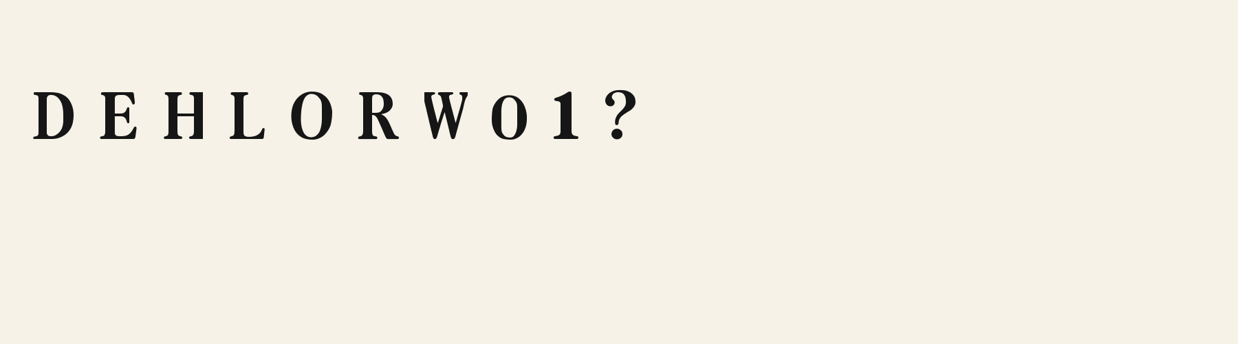 Pretty Pearl Serif alphabet specimen
